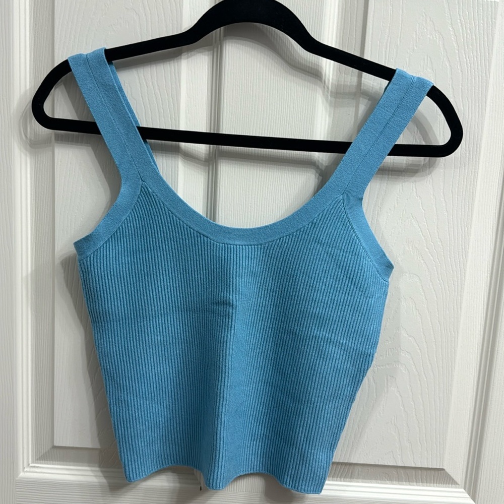 NWT A&F Abercrombie & Fitch Ribbed Crop Tank